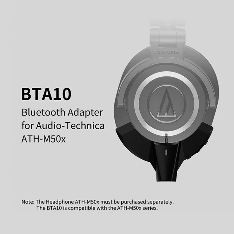FiiO BTA10 Bluetooth 5,0 аудио музыка беспроводной bluetooth-адаптер для Audio-Technica ATH-M50x MSR7 с Apt-X LL/AAC Micphone