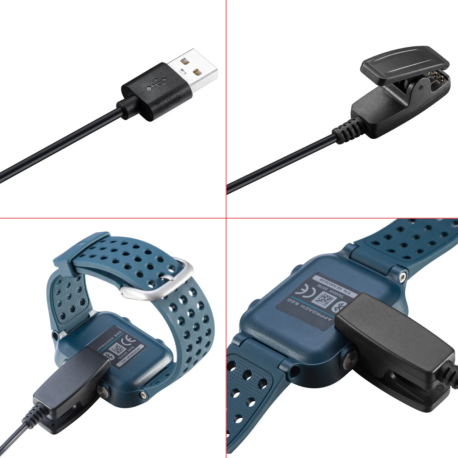 USB Clip Charger for Garmin Forerunner 235 630 230 735XT Smart Watch Replacement Portable Charging Power Soure Dock Cable 20Feb |