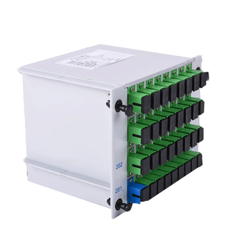 

1x32 SCUPC plc splitter abs box sc Fiber Optical Box FTTH PLC Splitter box 1:32 Box Cassette Card Inserting plc splitter