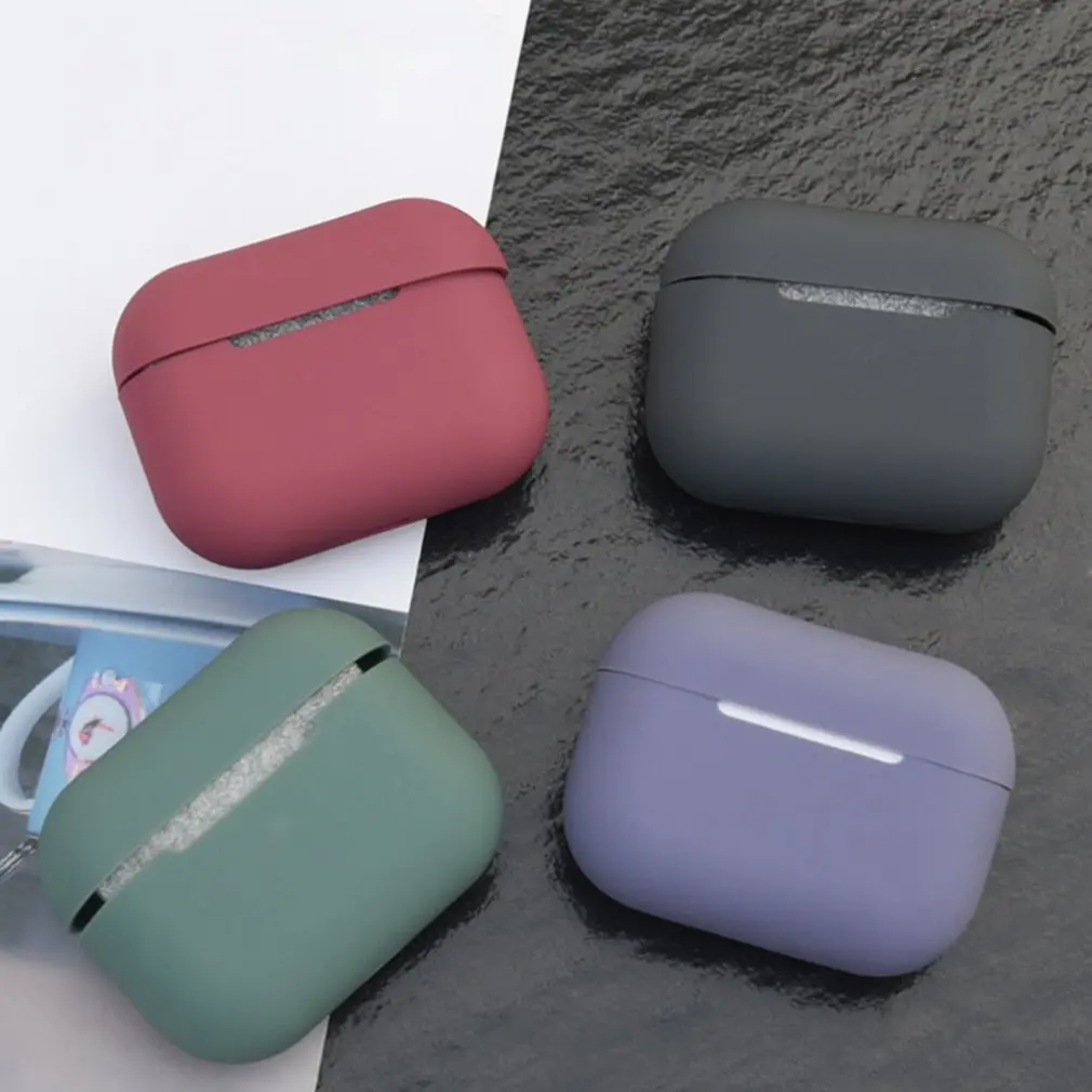 Coloful Silicone Cover Case for apple Airpods Pro Protective pro Earphone Accessories skin | Электроника
