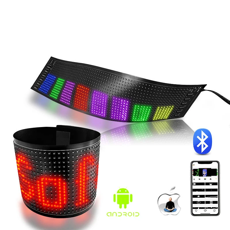 New LED Screen Color Bluetooth Phone Send Display Foldable Rolling The Flexible | Лампы и освещение