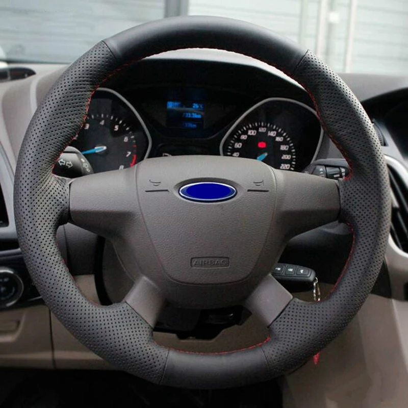 Новинка 1 шт. кожа с иглами и ниткой бесплатная доставка для ford focus 2012 Mondeo Fiesta Kuga |