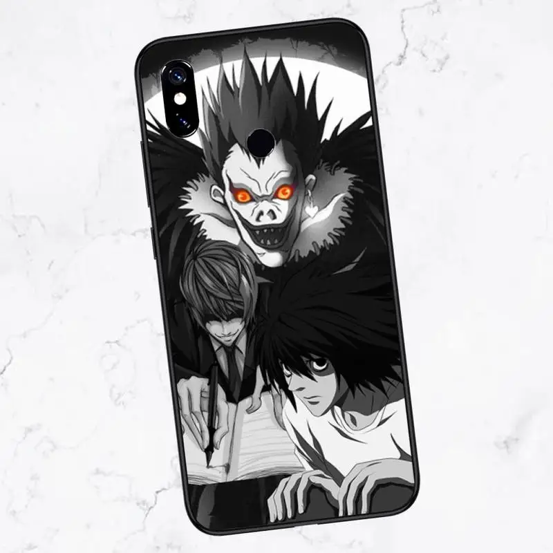 

Anime Death Note Phone Cases For Xiaomi Redmi note 4 4X 8T 9 9s 10 K20 K30 cc9 9t pro lite max