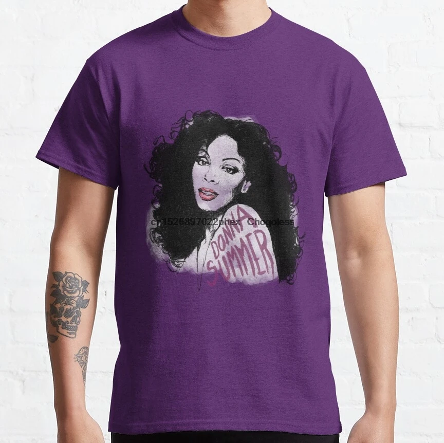 

Men tshirts Donna Summer Portrait Sketch Women t-shirt