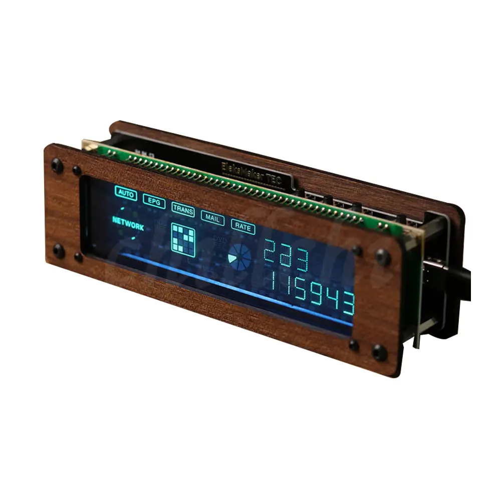 Креативные настольные часы VFD с экраном сделай сам цифровые Ретро электронные