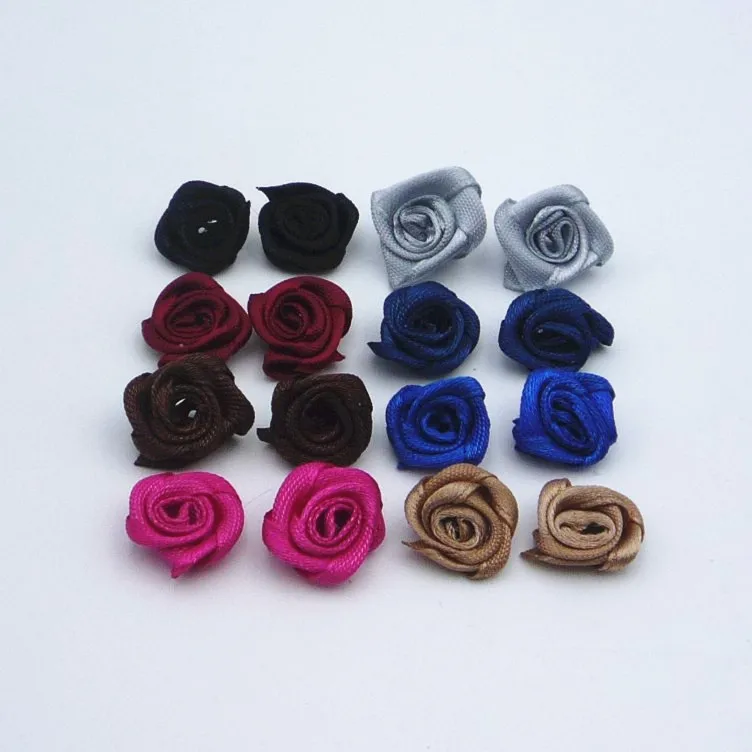 10 шт. высококачественные Цветочные аппликации новейшие розы нашивки отделка