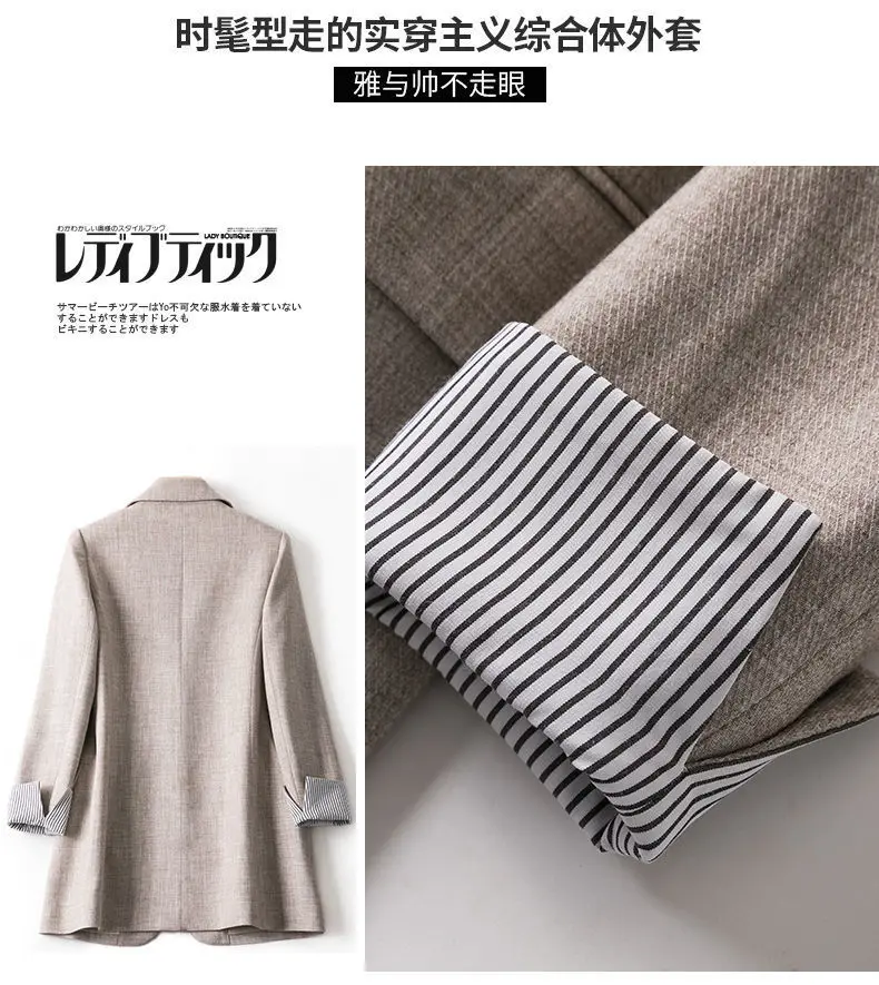 

2020 Autumn 4XL Plus Size Women Blazers Female Coat Woman's Suit New Casual Net Red Suit