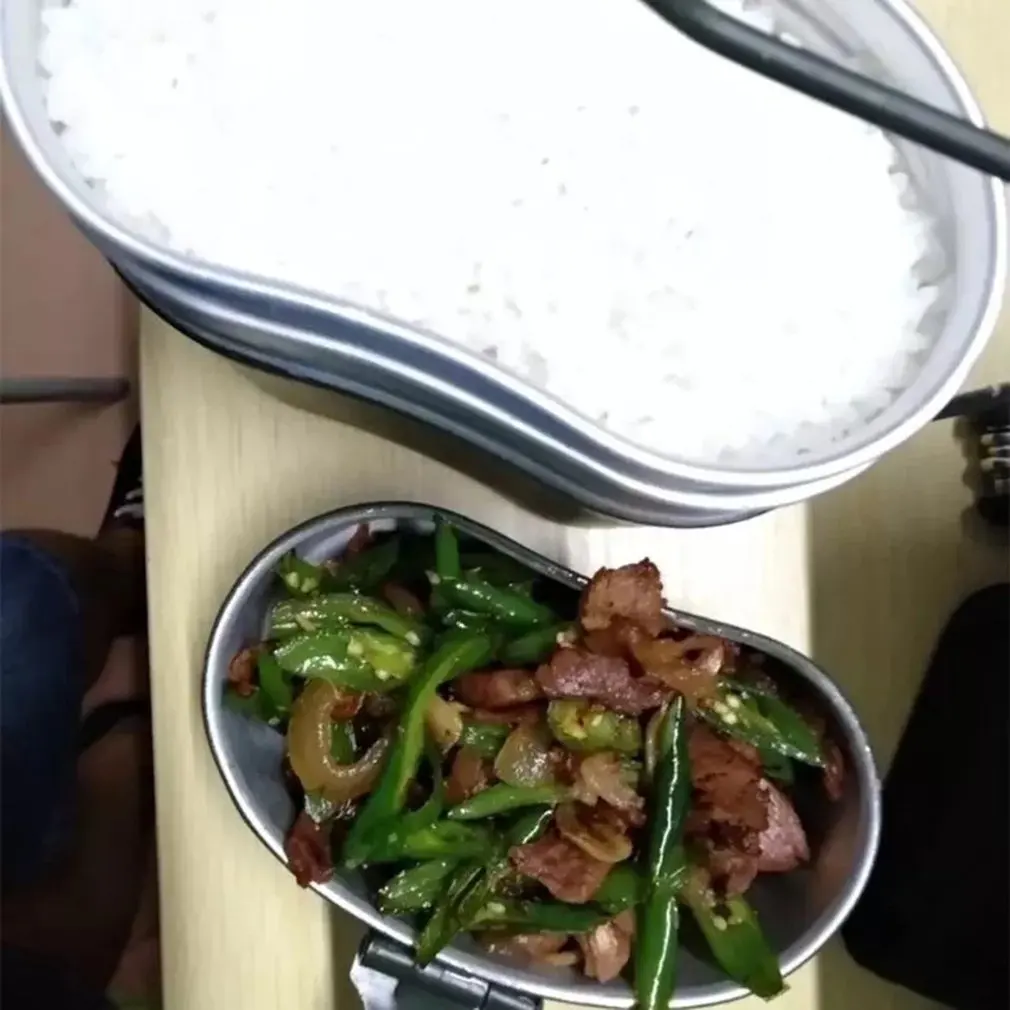 

Multifunctional Aluminum Bento Lunch Box Camping Cookware Chef Set Trekking Survival Bento Durable Box