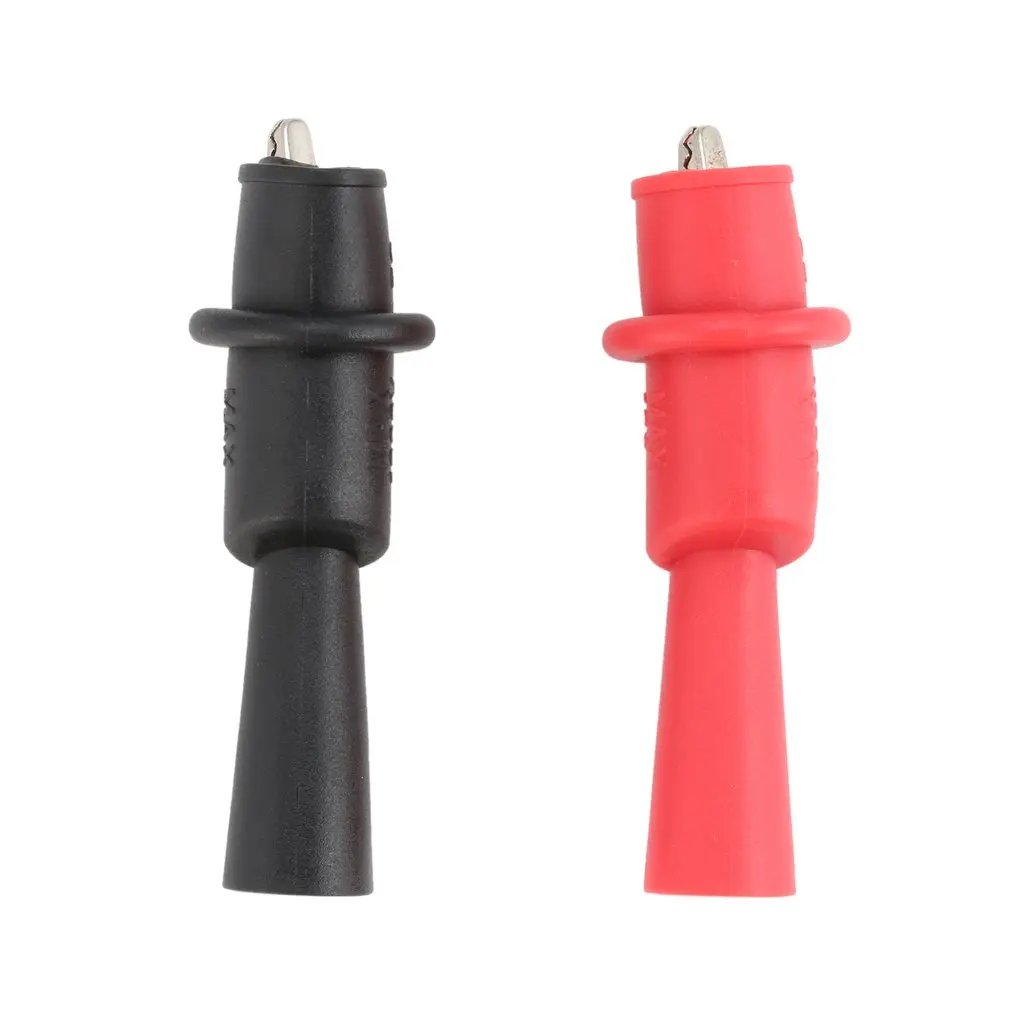 

2 PCS Test Power Clip Electrical Clamp Car Detection Clip 2mm Direct Insert Multimeter Pen Accessories