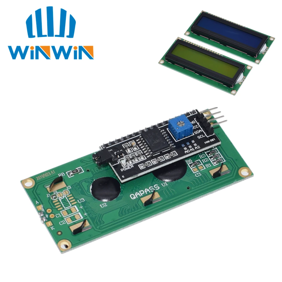Модуль ЖКД синий зеленый экран IIC/I2C 1602 для arduino LCD UNO r3 mega2560 LCD1602|ЖК-модули| |