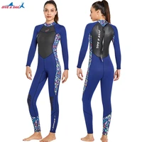 women 3mm scuba neoprene water sport snorkeling diving suit full body warm underwater hunting surfing spearfishing swim wetsuit