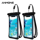 Водонепроницаемый чехол ANMONE для телефона, прозрачный, для подводного плавания, походов, фотографий