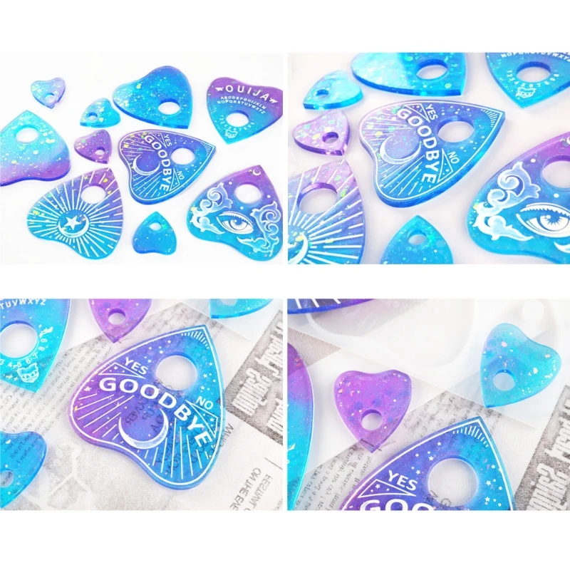 Лидер продаж Готическая доска Ouija искусственная смола литье форма Ouijas с