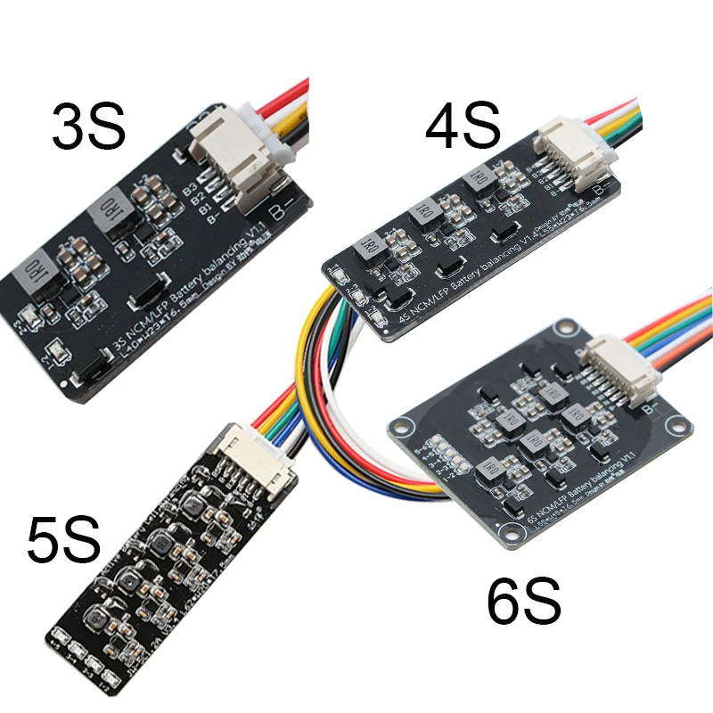 Активный эквалайзер для литий-ионной батареи а 3S Φ 6S 7S 8 10S 11S 12S 13S 16S 17S BMS |