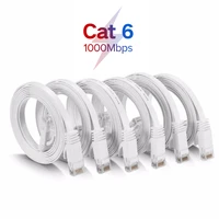 rj45 cat6 1000mbps flat utp lan cable for gigabit ethernet cable network cable for modem router patch cord cat7 10gbps