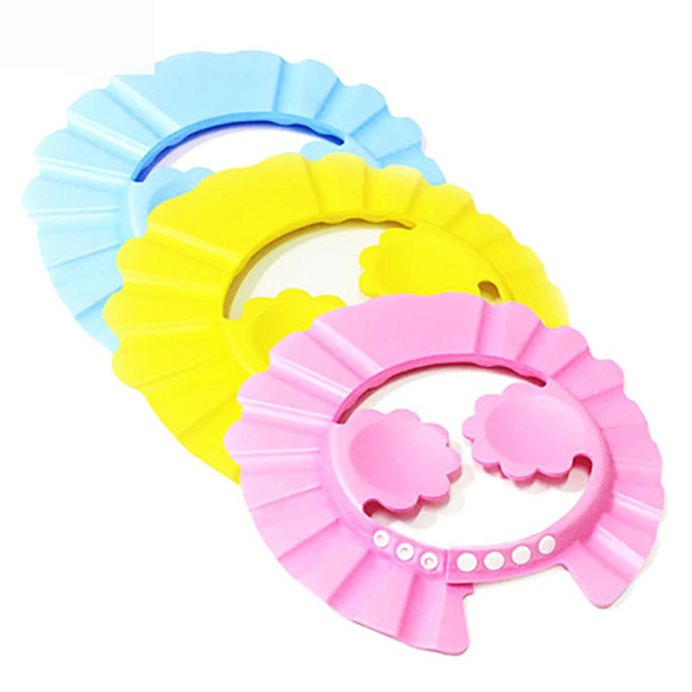 Регулируемый Детский шампунь шапочка для душа защита детей мягкая купания