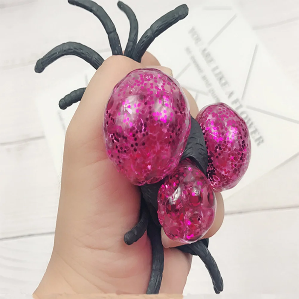 

Stress Relief Ball Spider Squeezing Toys Sensory Toy For Kids Adults Filled with Water Beads