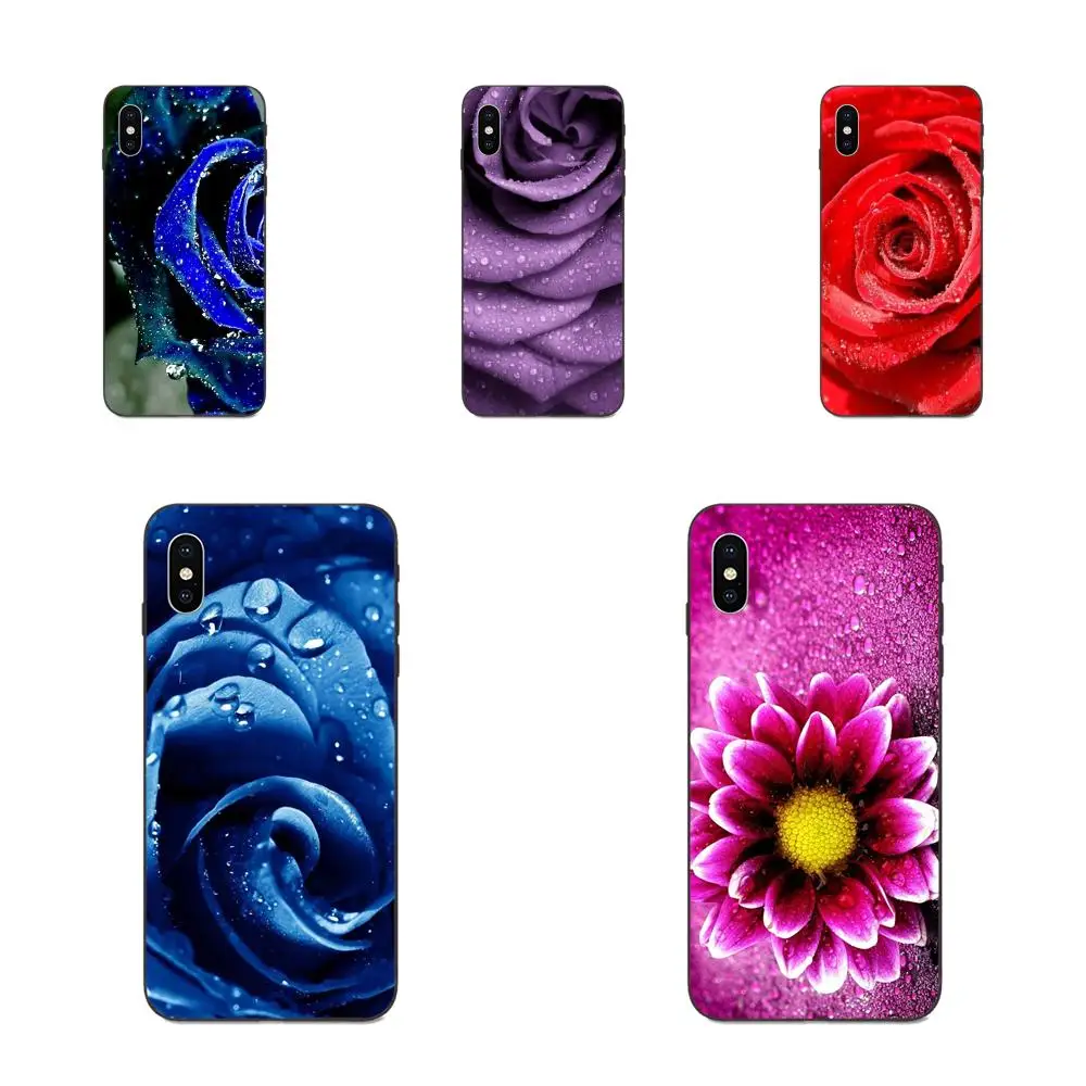 Мягкий с рисунками из ТПУ художественный красивый цветок капли воды для Xiaomi Redmi Mi