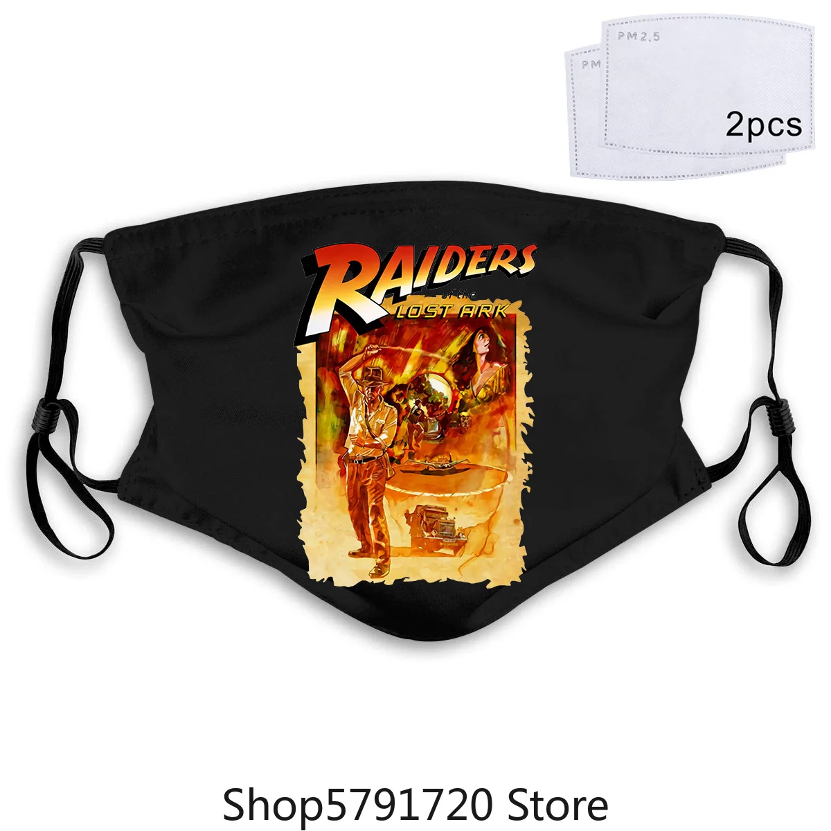 Индиана Джонс рейдеры Lost Ark винтажная художественная Маска Размер Stoxxl pm2.5|Мужские