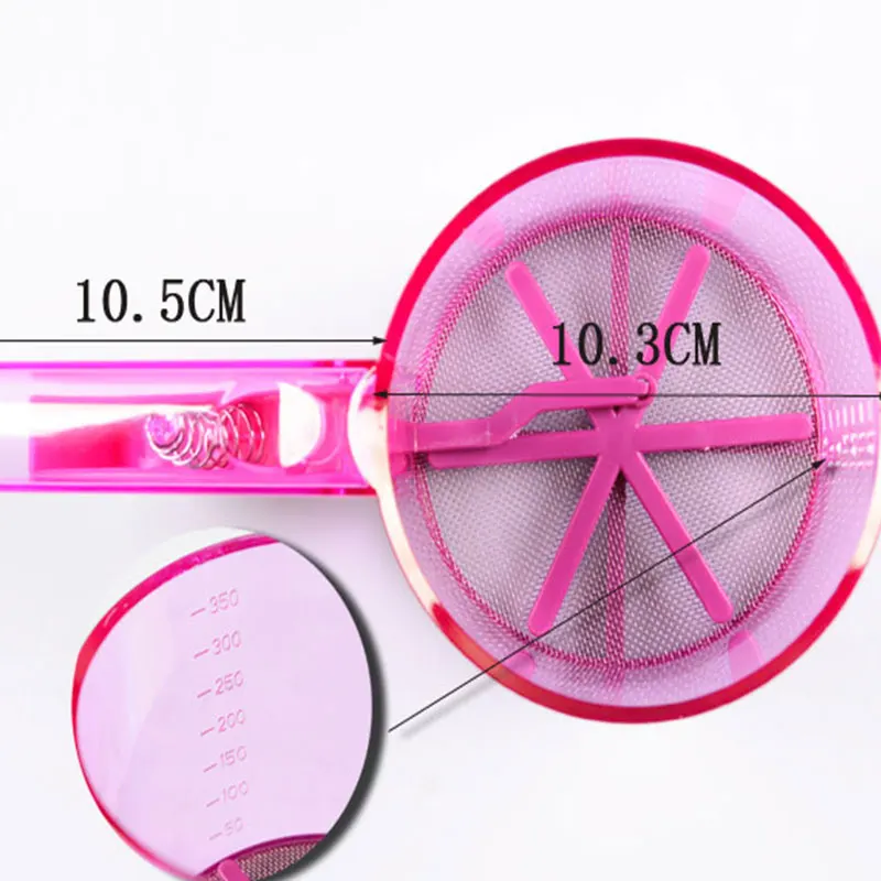 Домашний кухонный просеиватель с пластиковой ручкой давление случайный цвет 1