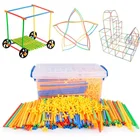 100-700 шт., Детский конструктор из пластика, блок формы