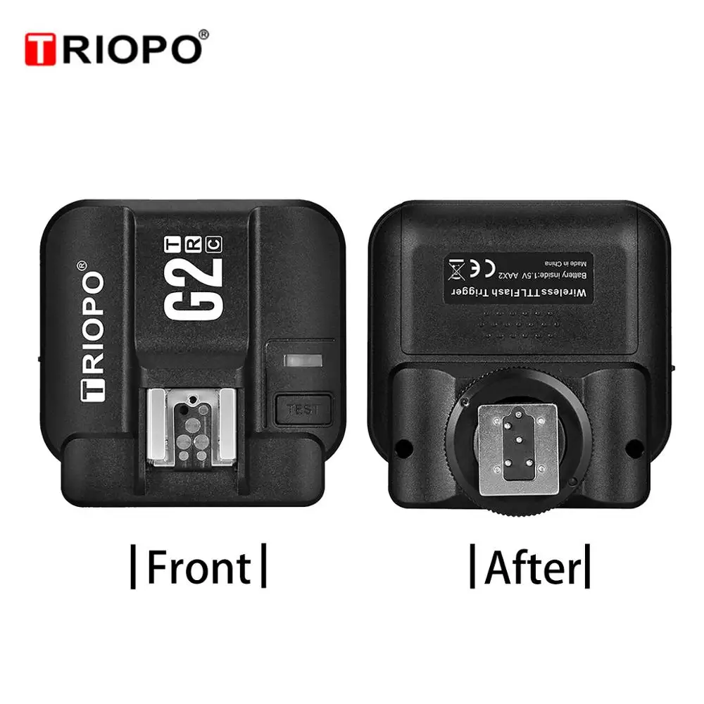 TRIOPO G2 2 4G беспроводной триггер для вспышки приемник подходит TR 982III R1 G1800|Пульты и