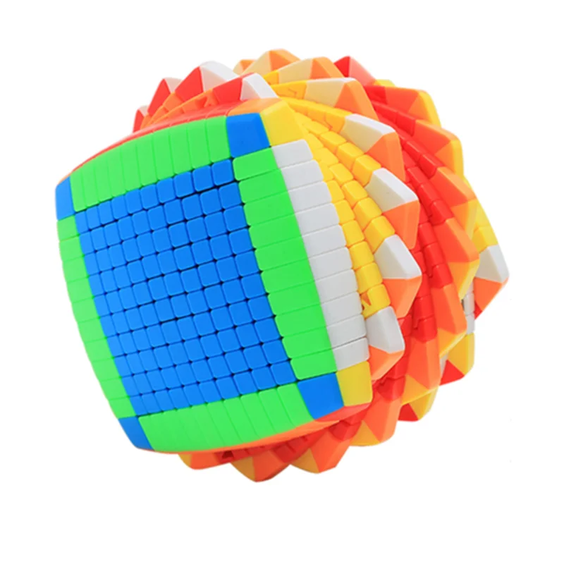 Shengshou-Cubo m&aacute;gico de alto nivel para ni&ntilde;os, juguetes de velocidad sin pegatina, 85mm, sengso 11x11, 11x11-3