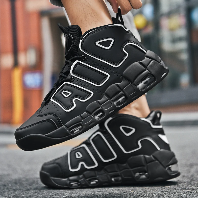 

Basketball Shoes Men Air Sports Shoes High Tops Mens Basketball Sneakers Athletics Basket Shoes Chaussures de basket Black shoes
