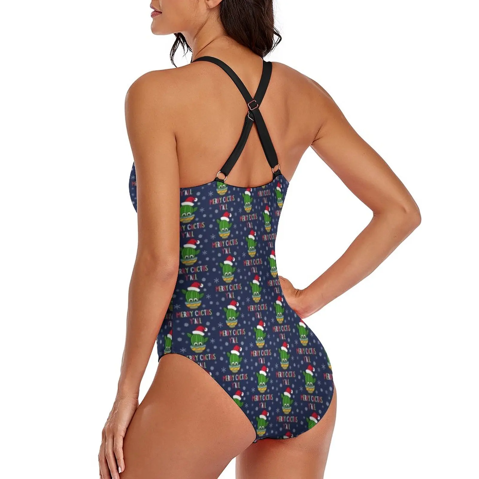 

Cactus Swimsuit Printed Swimwear Festival Teenage Whole Sale 1-Piece Bathing Suit