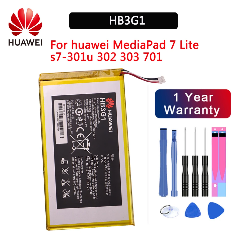 100% Оригинальный huawei HB3G1 4000 мАч аккумулятор для планшетов Huawei телефон планшетофон