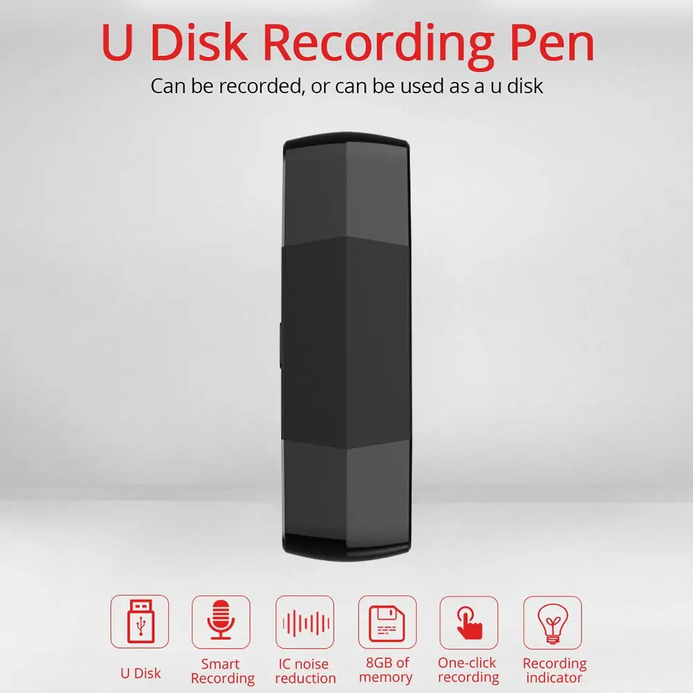 Портативный U Disk OTG Цифровой диктофон зарядное устройство USB флеш накопитель до 32