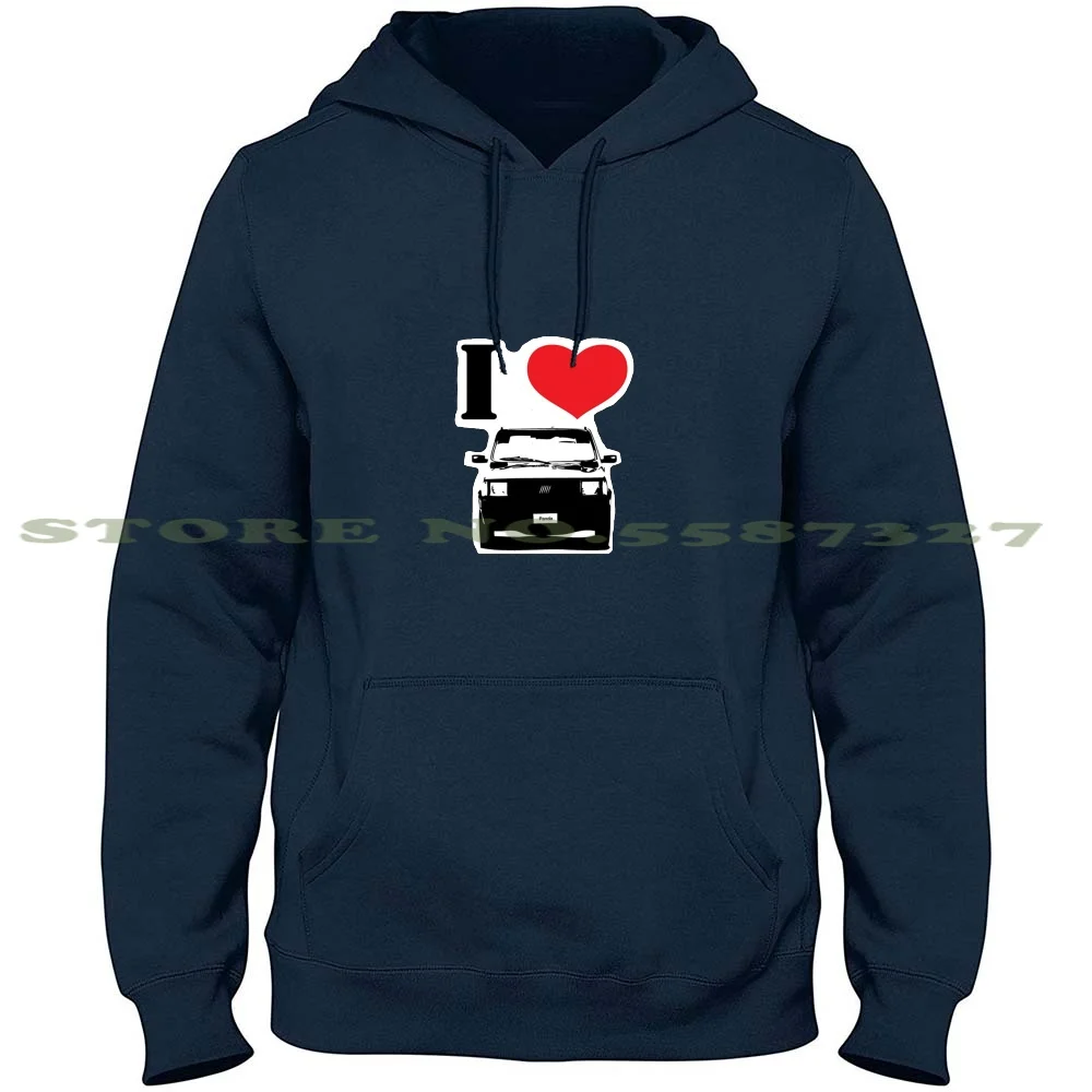 

Толстовка с капюшоном «I Love Panda» для мужчин и женщин, 80 Fiat Love