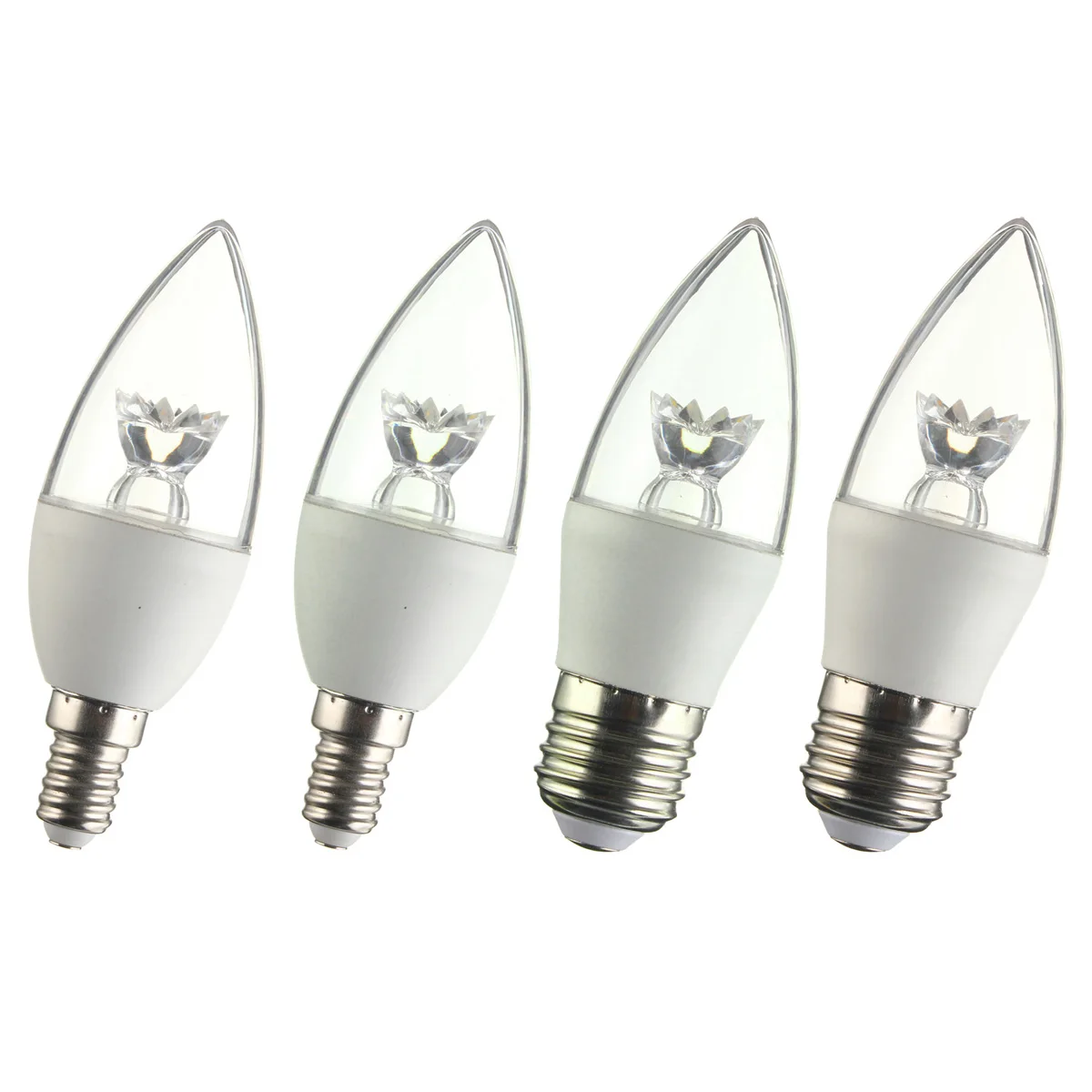 

AC 100-240V E27 5W C37 LED COB Warm White White Candle Light Lamp Bulb For Home Office Library KTV Meetroom