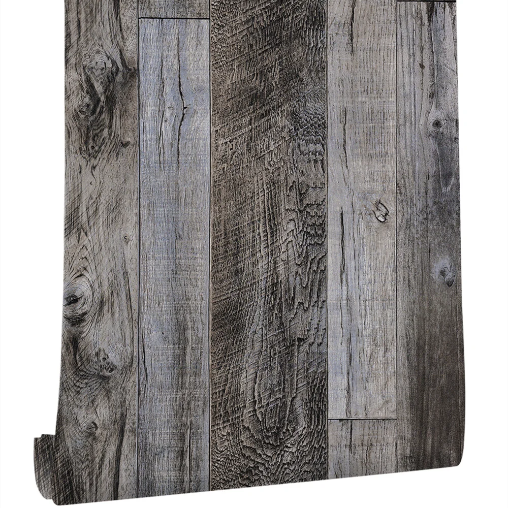 Отклеивающаяся и приклеивающаяся бумага для деревянных досок настенная Shiplap