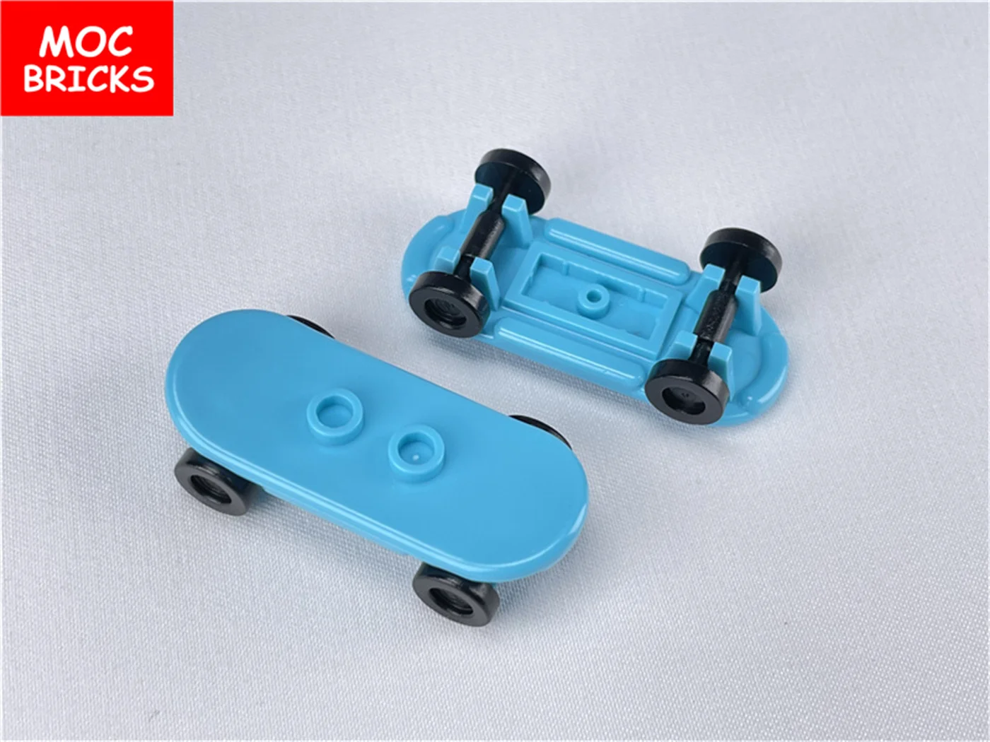 5pcs/lot MOC Bricks Player Skateboard with Trolley Wheel Holders Building Blocks fit 42511&amp2496 Toys gifts | Игрушки и хобби