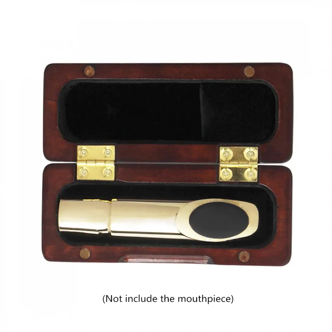 

11.3 x 4.5 x 3.7cm Rosewood Saxophone Clarinet Mouthpiece Storage Box Protect Case Lining Villi