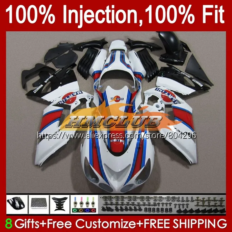 

Инъекция для KAWASAKI NINJA ZX-14R ZZR1400 92No.121 ZX14R 12 13 14 2015 2016 2017 ZX 14R 2012 Белый Красный 2013 15 16 17 обтекатель