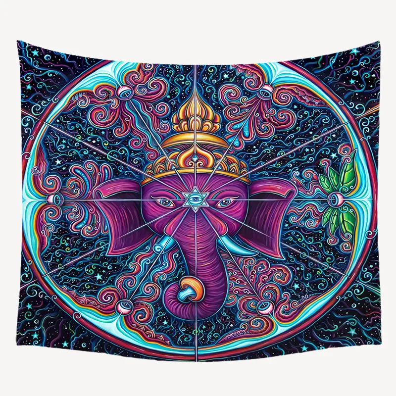 150*200 индийская Мандала стена висящая скатерть занавеска ручной работы для