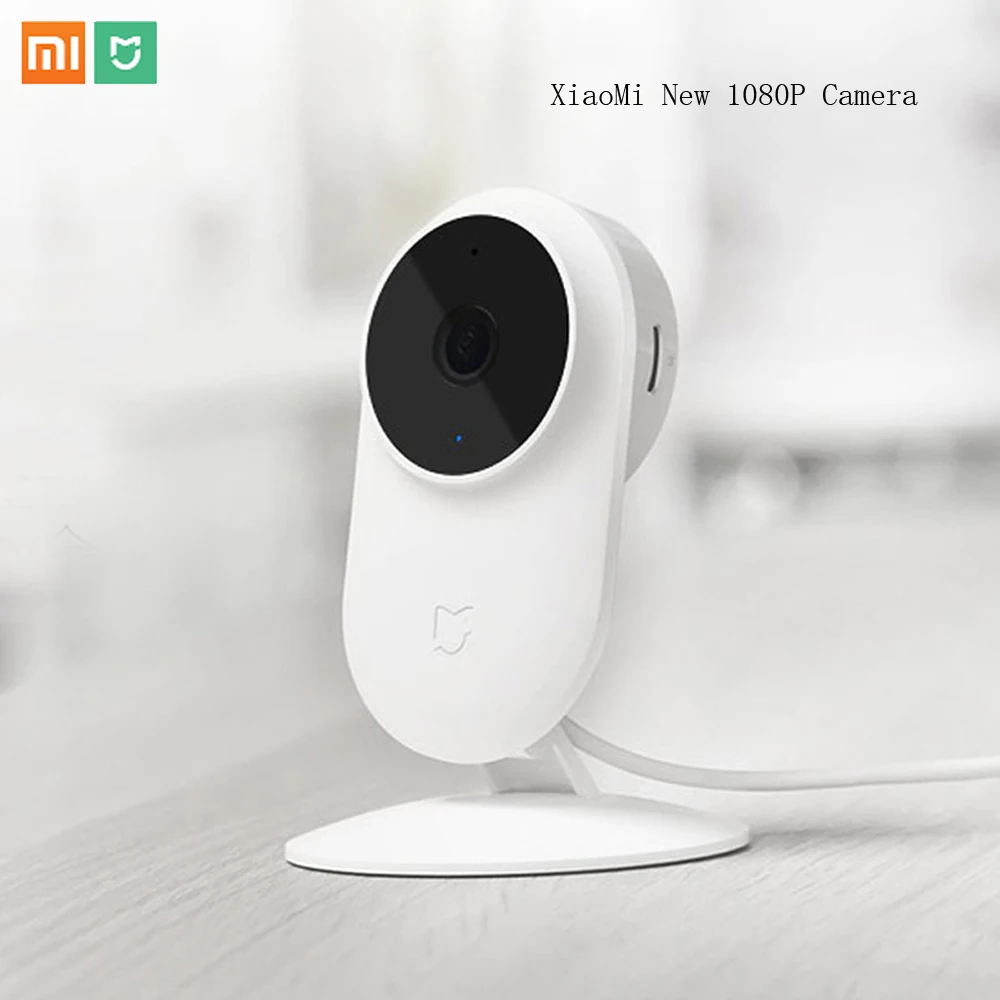 Оригинальная Xiaomi mi jia 1080P умная ip-веб-камера 130 градусов 2,4 г Wi-Fi 10 м инфракрасное ночное видение+ NAS mi c динамик mi Home Cam