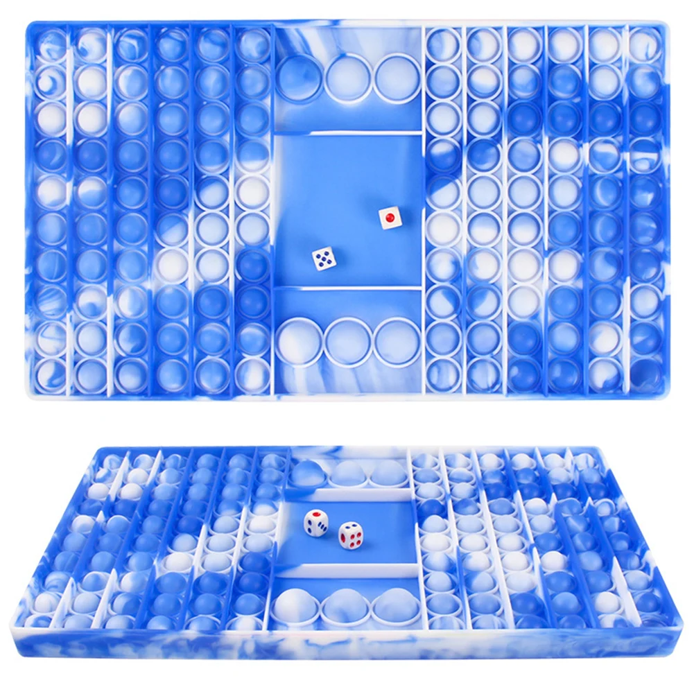 Diapas&oacute;n luminoso de silicona para ni&ntilde;os y adultos, juguetes de descompresi&oacute;n sensorial, antiestr&eacute;s, con burbujas de empuje, 32,5x19x1,8 cm-5