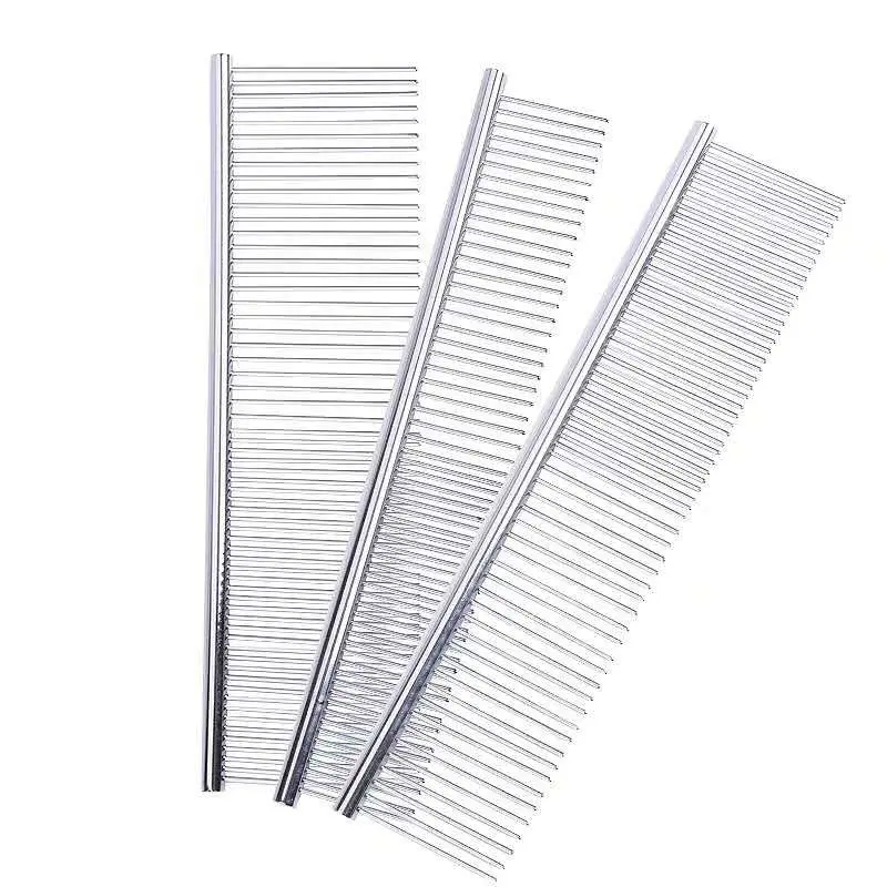 1 шт. металлическая расческа для собак из нержавеющей стали|Расчески| |