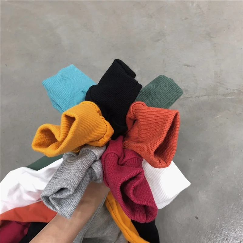 

Sweatshirts Women Couple Hot Students O-neck Long Sleeve Casual Female New Arrival Cozy Simple Candy Color Harajuku Loose Spring