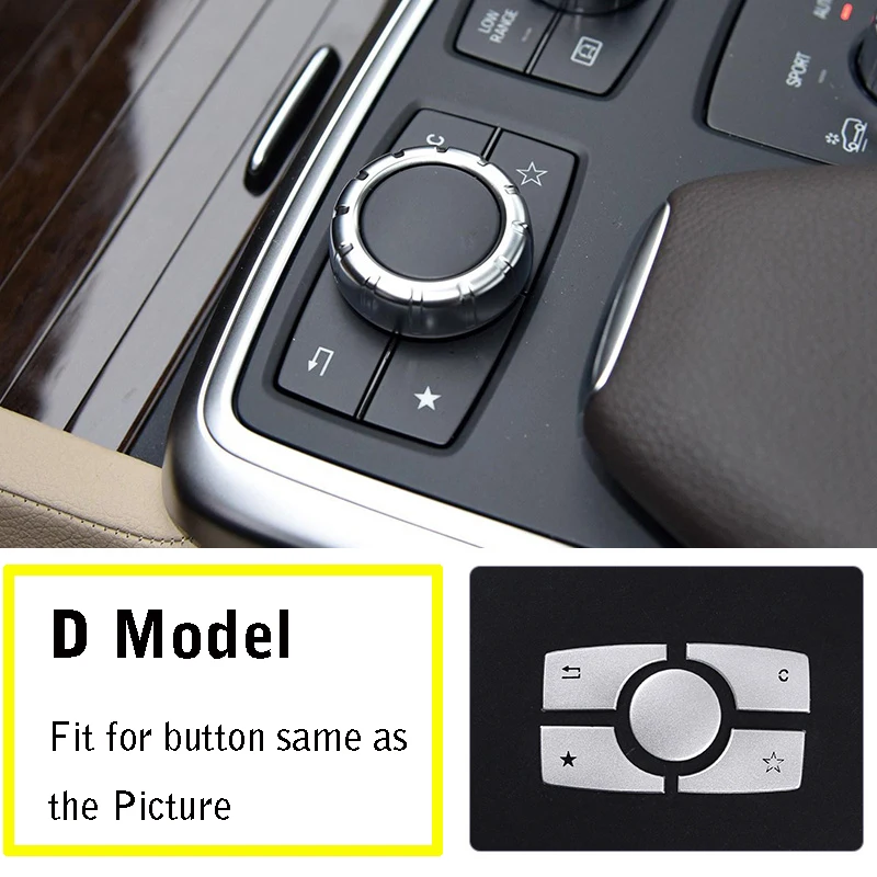 

Car Multimedia button Trim Cover Sticker For Mercedes Benz A B C E CLA GLA ML GL GLK Class W176 W246 W204 W212 C117 X156