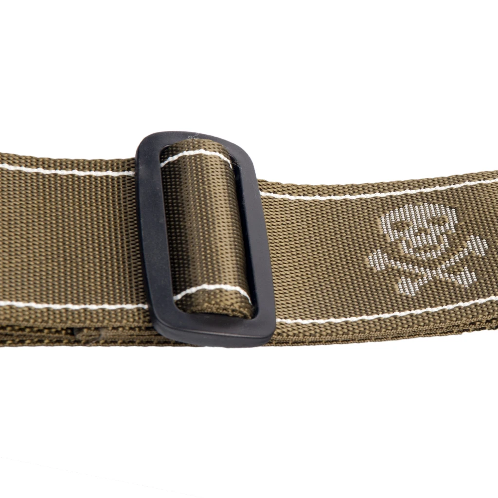 gitarre strap einstellbare gitarre strap für elektrischeakustische gitarrebass schädel muster druck mit leder enden free global shipping