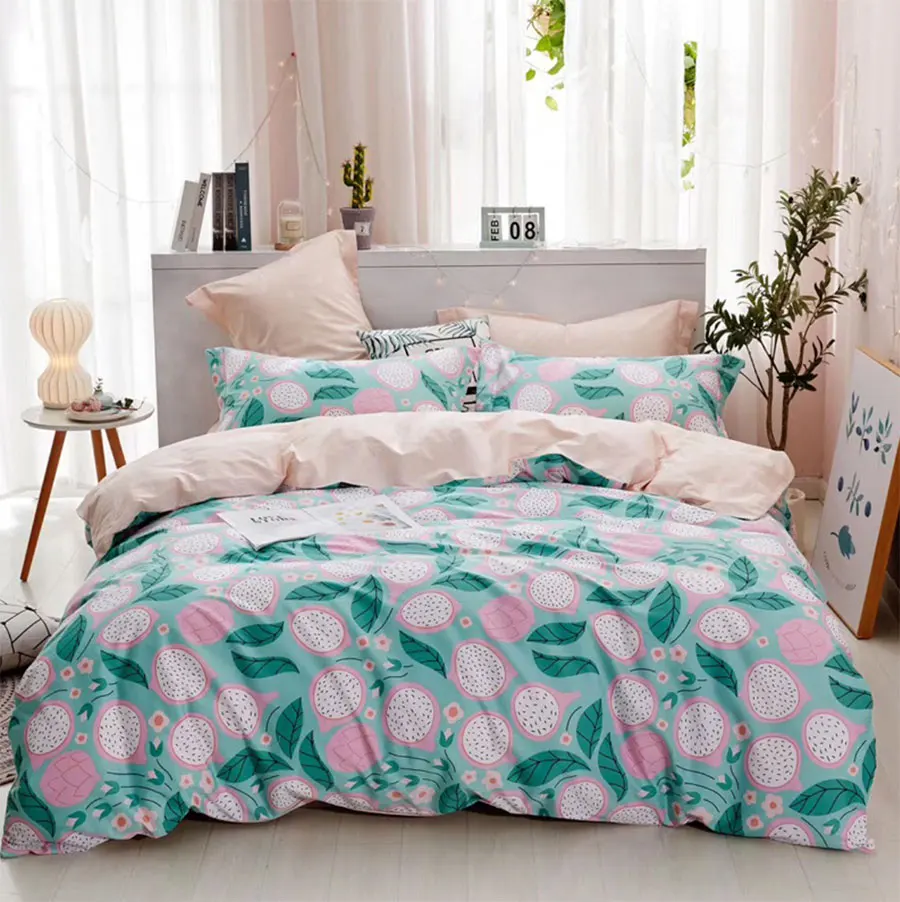 Современный цветной Комплект постельного белья для подростков и взрослых