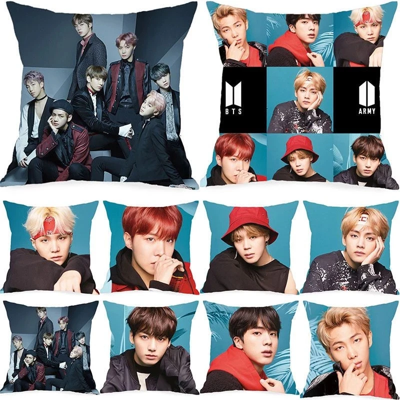 Kpop наволочка для подушки постельное белье K-pop Home Bangtan Boys BT-21 квадратная