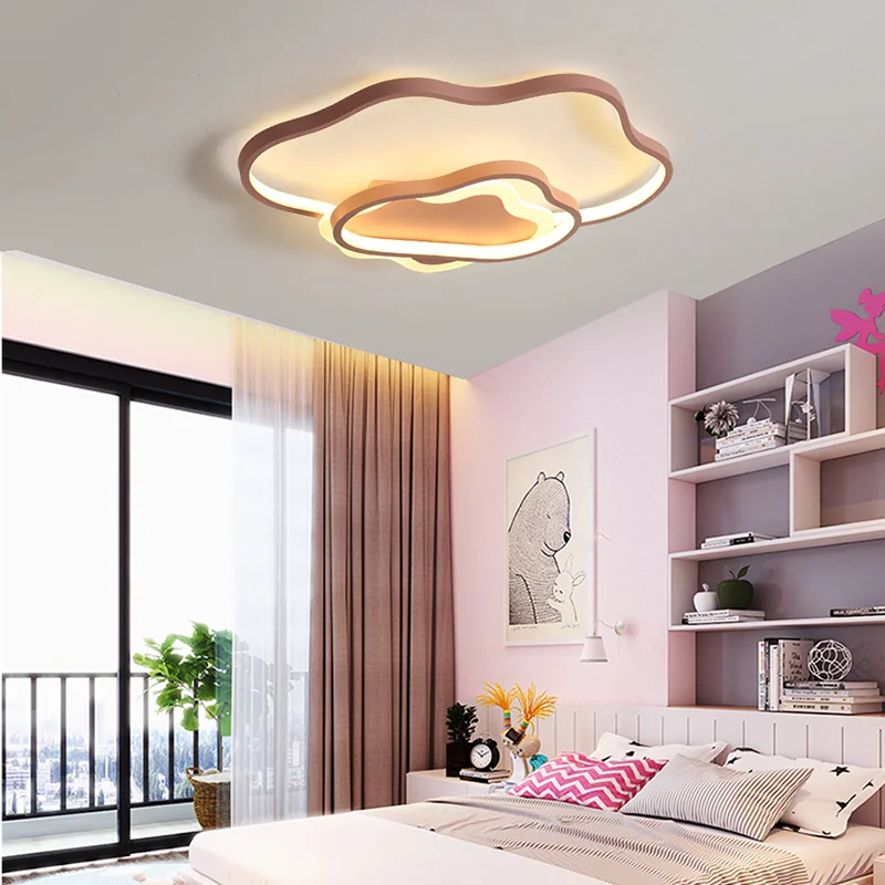 

White/Pink/Blue Clouds Modern Chandelier lustre led Bedroom Living study room aisle Minimalism Ceiling led Chandelier lighting