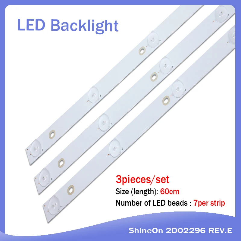 

LED Backlight strip Lamp For INSIGNIA ShineOn 2D02296 REV.E NS-32D310NA17