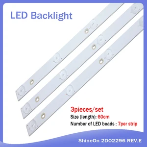 LED TV Bands For mystery mtv-3224lt2 DEXP F32D7000B 32inch LED Bars Backlight Strips Line ShineOn GC32D07-ZC21FG-15
