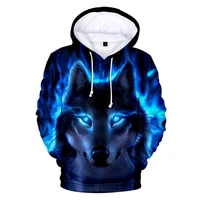 hot sale wolf 3d hoodies mens boys hoodies sweatshirt brand designer children clothes autumn winter high quality sweatshirt